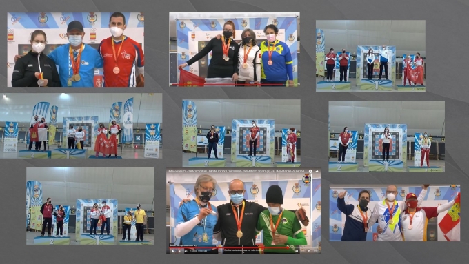 Diez medallas y un récord en los campeonatos de España de 3D, arco Tradicional, Longbow y Desnudo