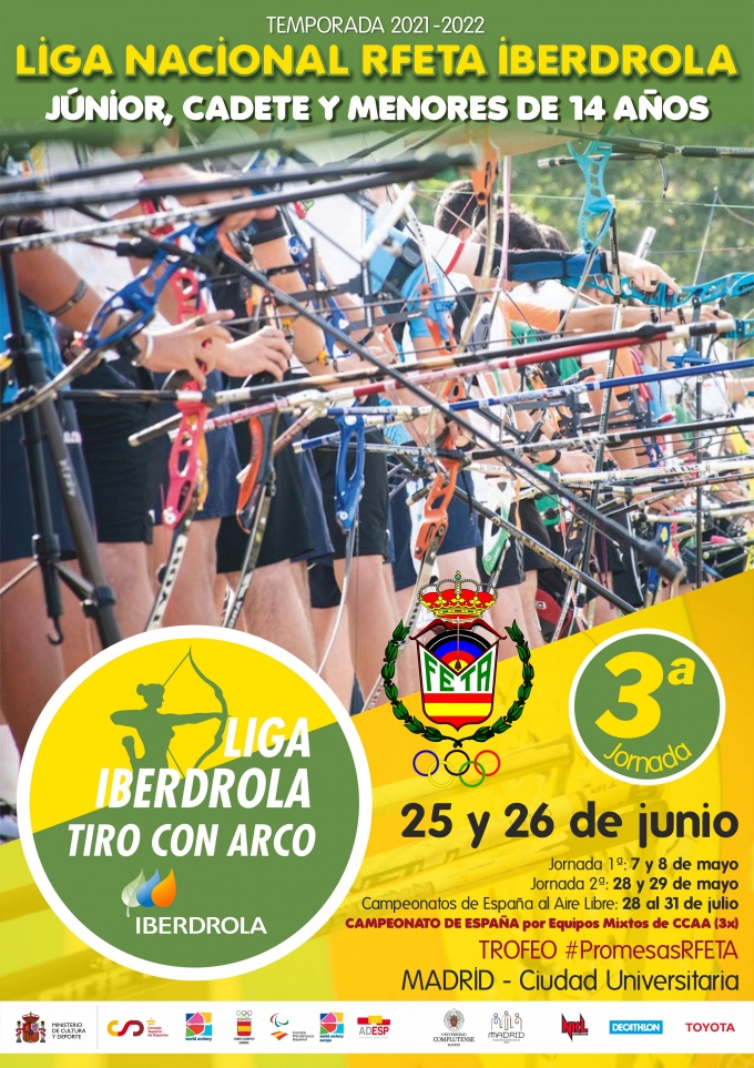 CIRCULAR INFORMATIVA 3ª JORNADA LIGA NACIONAL RFETA IBERDROLA CAMPEONATO DE ESPAÑA #PromesasRFETA JÚNIOR, CADETES Y MENORES DE 14 AÑOS 2021-2022