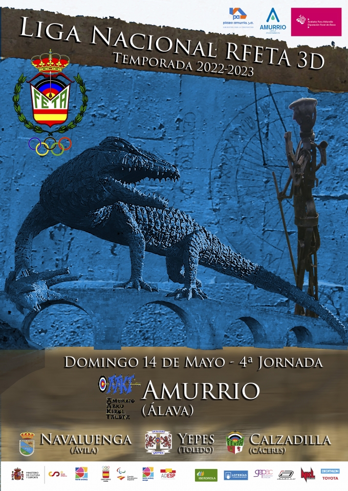 4ª TIRADA LIGA NACIONAL RFETA DE 3D - AMURRIO - 14 de MAYO de 2023
