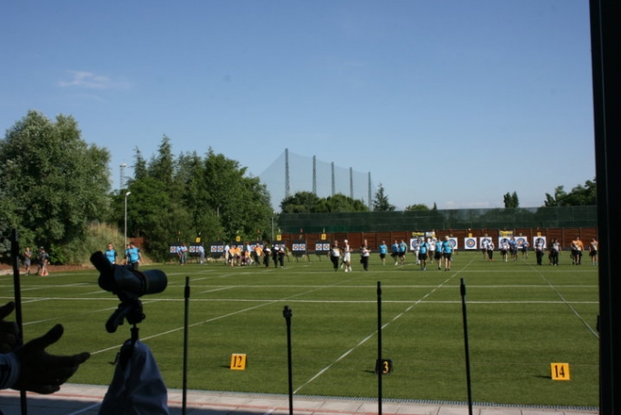 Final campeonato de clubes 2017, arco recurvo y compuesto aire libre.