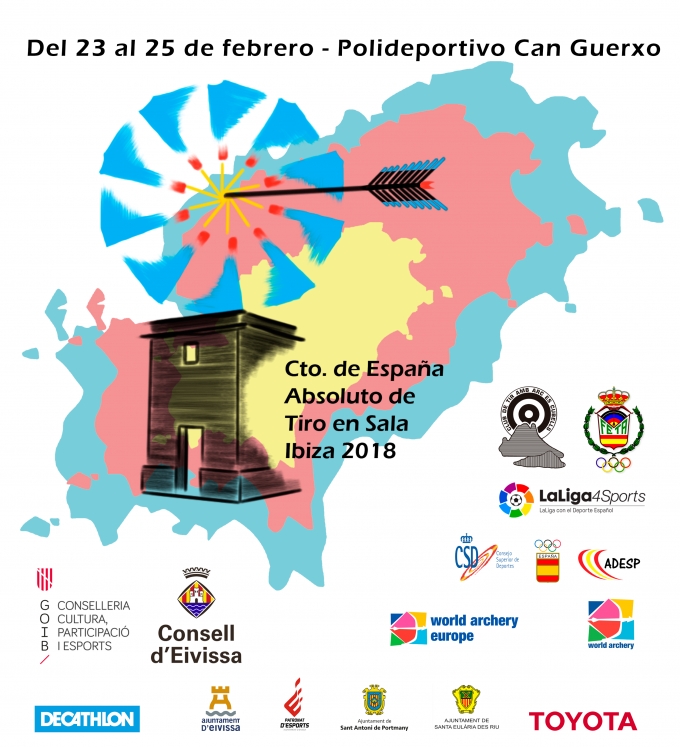 Campeonato de España absoluto y de equipos autonómicos de tiro en sala. Ibiza