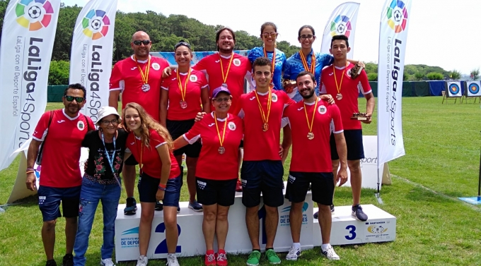 TRES MEDALLAS DE ORO Y CINCO DE PLATA EN EL CAMPEONATO DE ESPAÑA ABSOLUTO CONSEGUIDAS POR ARQUEROS DE LA FMTA.